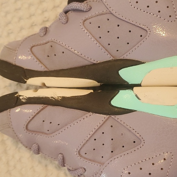 Nike Air Jordan 6 Retro GG Iron Purple Turquoise (#3) - Picture 5 of 8